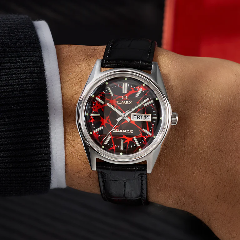 Special Edition Q Timex Red Vega 1978 Reissue 38mm Red/Black