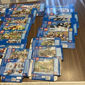 24 empty boxes ONLY LEGO City 4439 60102 60173 60182 60148 60150 60116 Plane Lot