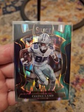 2025Panini Select - Concourse CeeDee Lamb #98 Black & Green Shock Prizm Cowboys