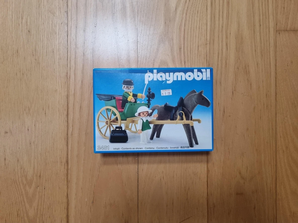 Playmobil Vintage 3481 Calèche Du Docteur Western - Complet De 1985