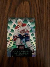 2024-25 UD ALLURE - COLORFUL FUTURES -  GREEN  SPECTRUM - COLE CAUFIELD  07/99
