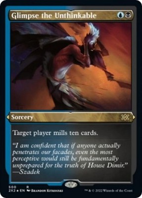 Glimpse the Unthinkable (Foil Etched) -Foil Near Mint MTG Double Masters 2022