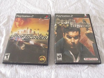 PS2 2 GAMES Dead to Rights  + Need for Speed Undercover!