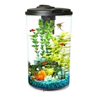 6-Gallon AquaView 360 Aquarium Kit for Tropical Fish, Betta Fish - LED, Fil
