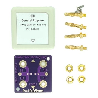 High Performance 4 Wire Shorting Device for Digital Multimeter Verification
