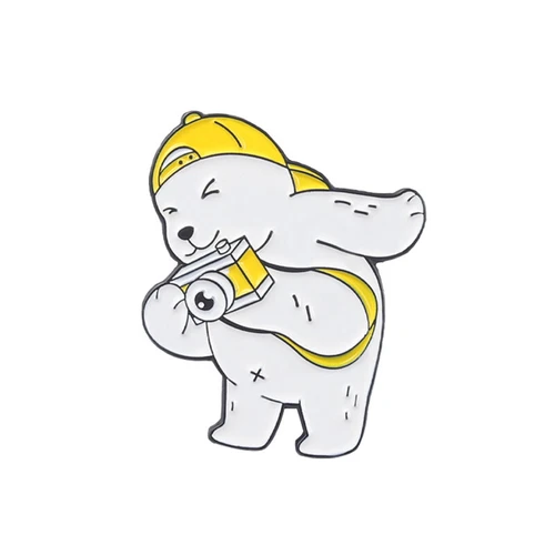 Kreative Cartoon-Tier-Brosche Anstecknadel Emaille-Pins Abzeichen SchmuckD - Bild 238 von 326