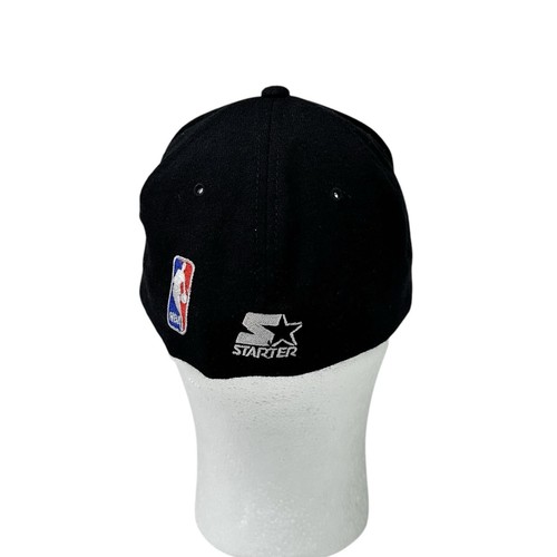 Vtg 90's Los Angeles LA Lakers Starter Wool Black Fitted Flex Hat Cap Rare - Picture 3 of 6