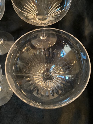 Set Of 6 Vintage Tiffin Franciscan "OAKLAWN" Champagne/Tall Sherbet Glassed - Picture 3 of 6