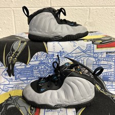 Nike Foamposite Little Posite One GS 'Graffiti' Wolf Grey 723947-009 Size 7C