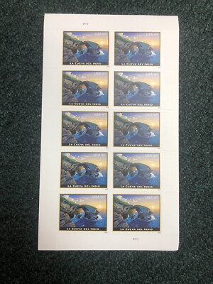 2016USA #5040 $6.45 La Cueva Del Indio - Priority Mail - Sheet of 10 Mint