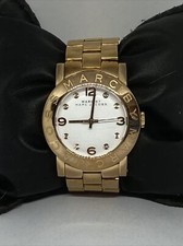 Marc Jacobs MBM3077 Women's Stainless Steel Analog White Dial Quartz Watch KS569