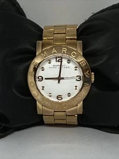 Marc Jacobs MBM3077 Women's Stainless Steel Analog White Dial Quartz Watch KS569