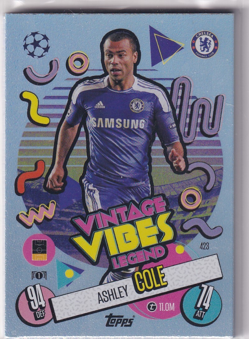 Topps Match Attax CL 24/25 No. 423 Ashley Cole Vintage Vibes