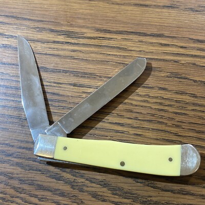 CASE XX No. 3254 SYNTHETIC YELLOW 4 1/8