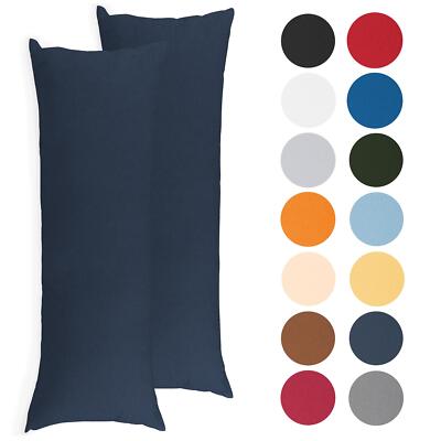 Seitenschläferkissen Bezug 40x145cm Orange - Samt Kissenhülle Mit Löwen Print