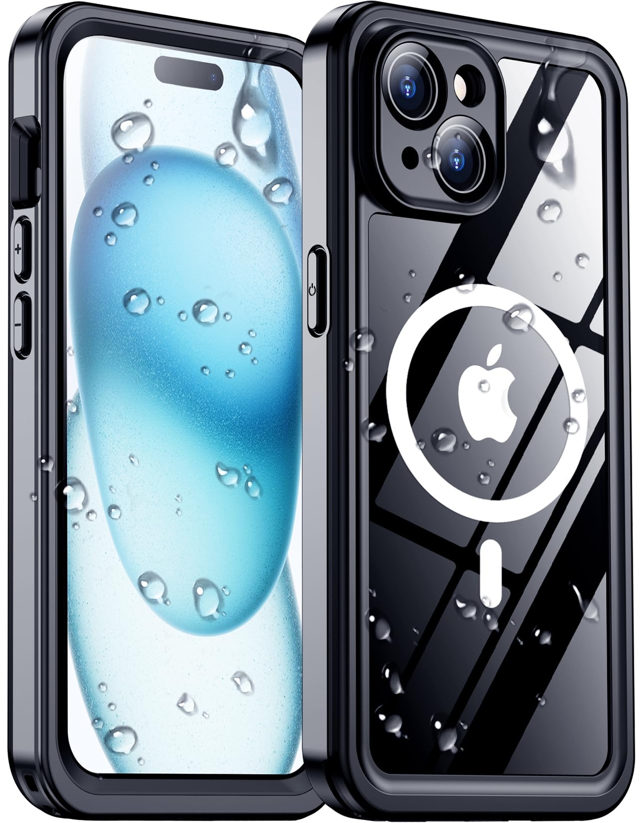 2024 New Designed for iPhone 15 Case Waterproof, [Compatible with MagSafe][Bu...-image