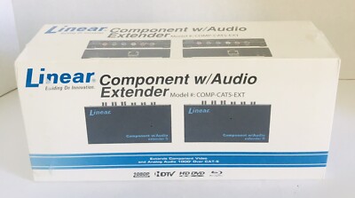 Linear Component w/Audio Extender Model COMP-CAT5-EXT New Sealed