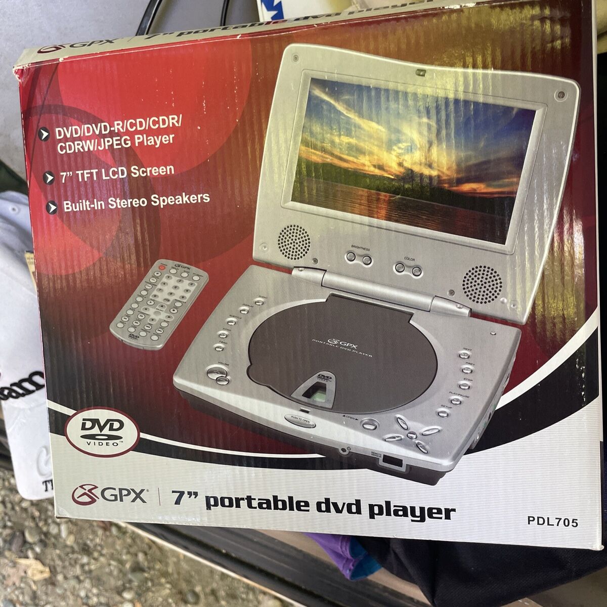 GPX Portable DVD Player PDL705 7 GPX Portable DVD Player PDL705 7