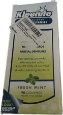 Brand New Kleenite Dental Cleanser Fresh Mint 9 oz 90 Cleanings
