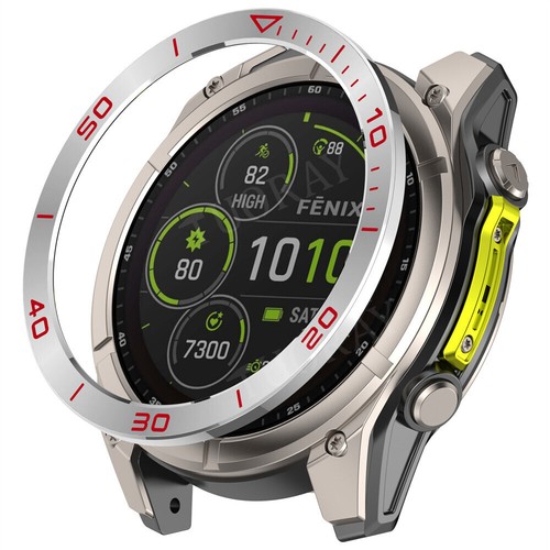 For Garmin Fenix 43/47/51mm Ring Bezel Styling Frame Watch Case Cover Protection - Picture 55 of 64
