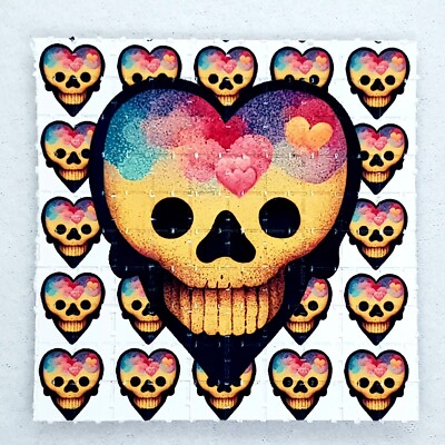 Honest Heart Blotter Art Psychedelic Art LSD Acid Art 100 Tab Sheet Gift