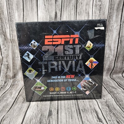 ESPN 21st Century Sports Trivia Game USAopoly New Sealed NFL NBA MLB Board Game