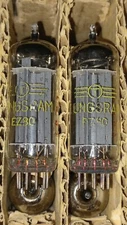 2 x Tungsram EZ80 6V4 Tubes