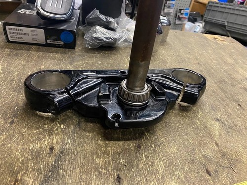 Triple Trees Front Fork Harley Dyna Superglide Low Street bob OEM Black FXD 49MM - Picture 8 of 8