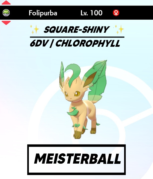 Pokemon Schwert und Schild Shiny [Square Shiny Evoli Evolutionen] FAST ...