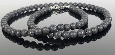 Black Lava Stone Diffuser Necklace Gemstone Reiki 6/8/10/12mm 16-36"