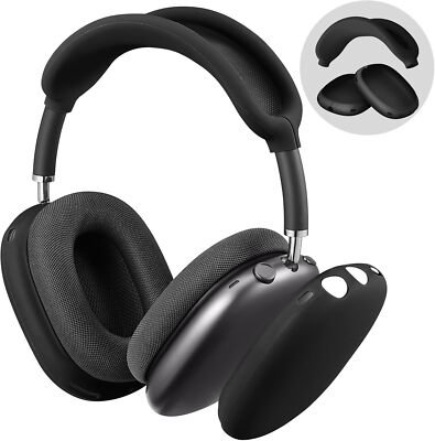 Silicone Case Cover for AirPods Max Headphone Headband Ear Cup Headband Cover