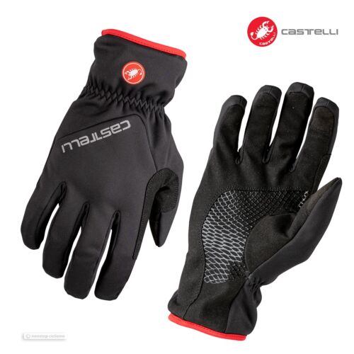 NEW Castelli ENTRATA THERMAL Winter Cycling Gloves : BLACK - Picture 1 of 4