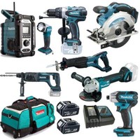Makita DTS141 Akku Schlagschrauber + DHR241 Bohrhammer - 18V Combo Kit Set