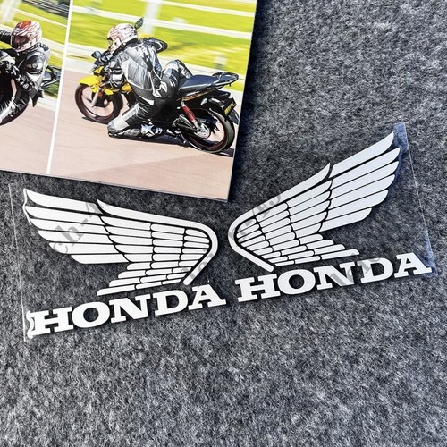 motorcycle fuel tank emblem decal bike track reflective stickers for wing Honda - Picture 4 of 15