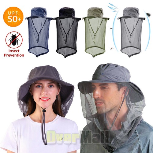 Mosquito Head Face Net Hat Boonie Hat 