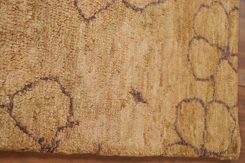 Floral Modern Indian Oriental Rug 3x5 Handmade - Picture 8 of 12