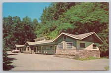 Huskey's Circle Drive Motel Gatlinburg Tennessee TN 1960s Postcard