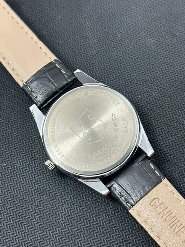 Vintage ORIS Silver Dial Hand Winding FHF Movement ST-96 Swiss Men' Wristwatch. - Picture 4 of 4