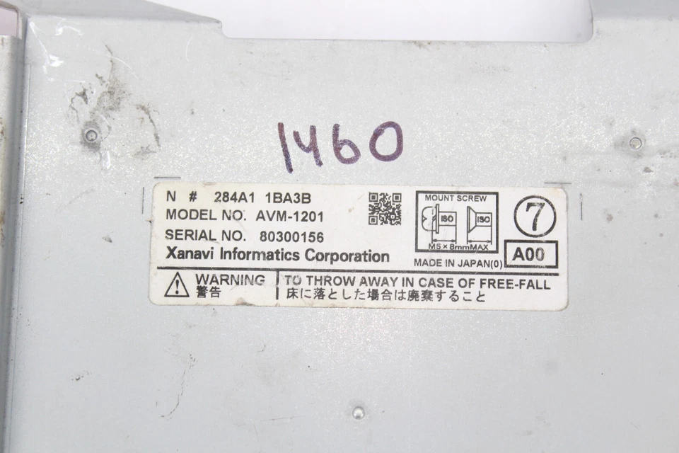 2008-2009 Infiniti EX35 Rear View Camera Controller Computer Module 284A11BA3B - Изображение 2 из 4