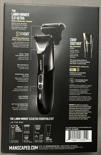 Manscaped The Lawn Mower 5.0 ULTRA Essentials Grooming Kit 70-00015 NEW SEALED - Picture 2 of 3