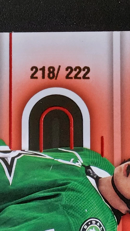 2022-23 SP Game Used Jason Robertson Red Parallel Card #18. 218/222 Dallas Stars - Image 3 of 3