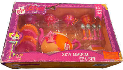 LALAOOPSIES Lala-oopsies SEW MAGICAL TEA SET 14 Piece Toy Set