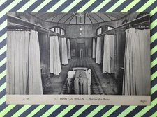 Old postcard PARIS HOSPITAL Paul BROCA Rue Pascal Service des Bains GYNECOLOGY