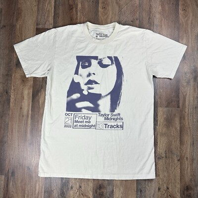 2022 Taylor Swift Midnights Album Promo Shirt Mens L | eBay
