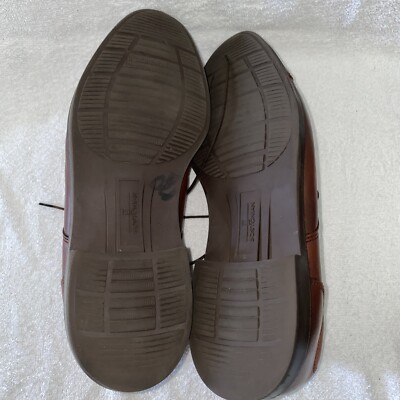 Bostonian Brown 9 1/2 M  leather Shoe NWOT ?‍⬛ Bostonian Size Size 9-1/2 M Mens Brown Leather Dress Cap Toe  main image 4