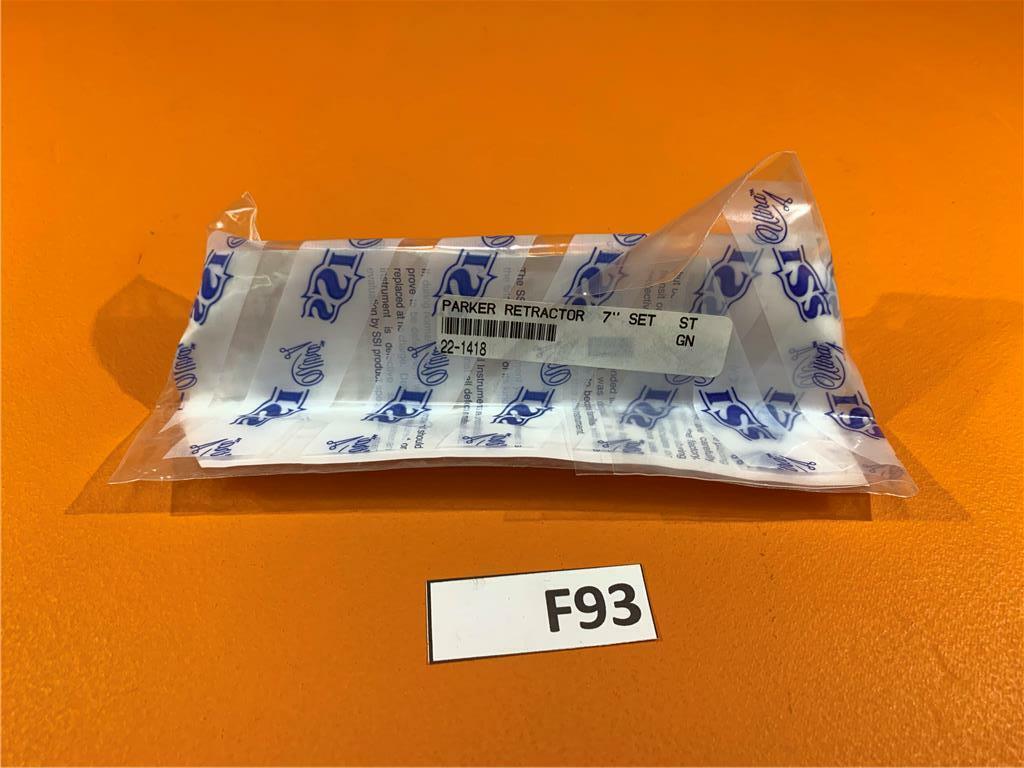 Symmetry Surgical Retractor, Parker, Large, 7 in, (Set of 2), 22-1418