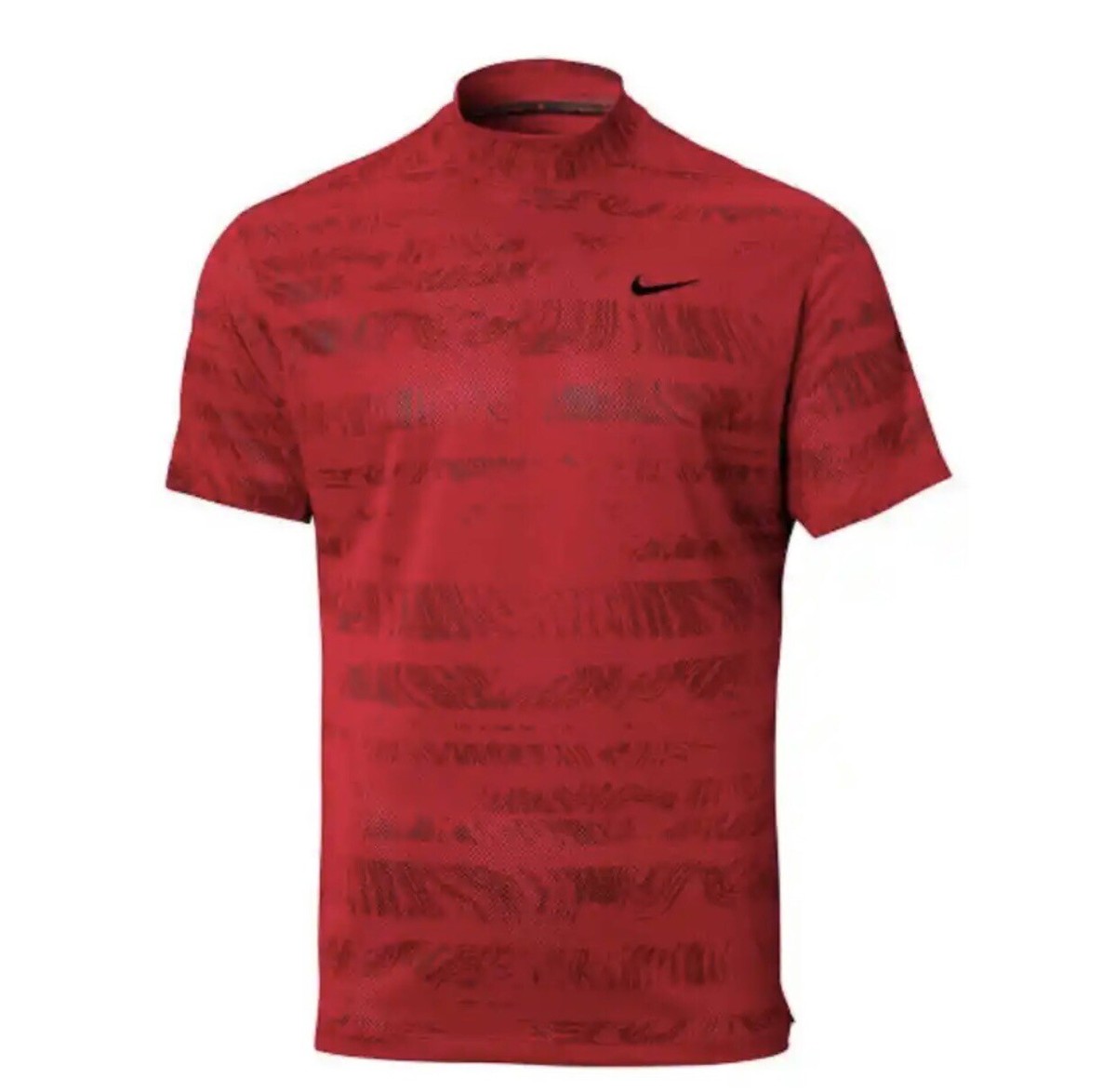 ★NIKE★DRI-FIT ADV TIGER WOODS MOCKNECK ポロシャツ★追跡可 Nike Dri-FIT ADV Tiger Woods Mock Neck Golf Shirt Red DJ6842