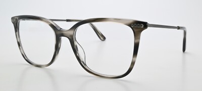BOTTEGA VENETA Brille BV00320 003 Cat Eye Viereck Schwarz Grau Transparent M