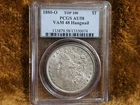 1880-O VAM 48 Morgan Silver Dollar Hangnail AU58 PCGS