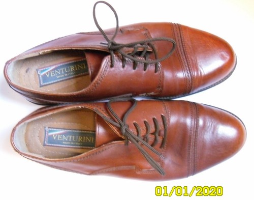 Venturini Dress Shoes Medium Brown Lace 